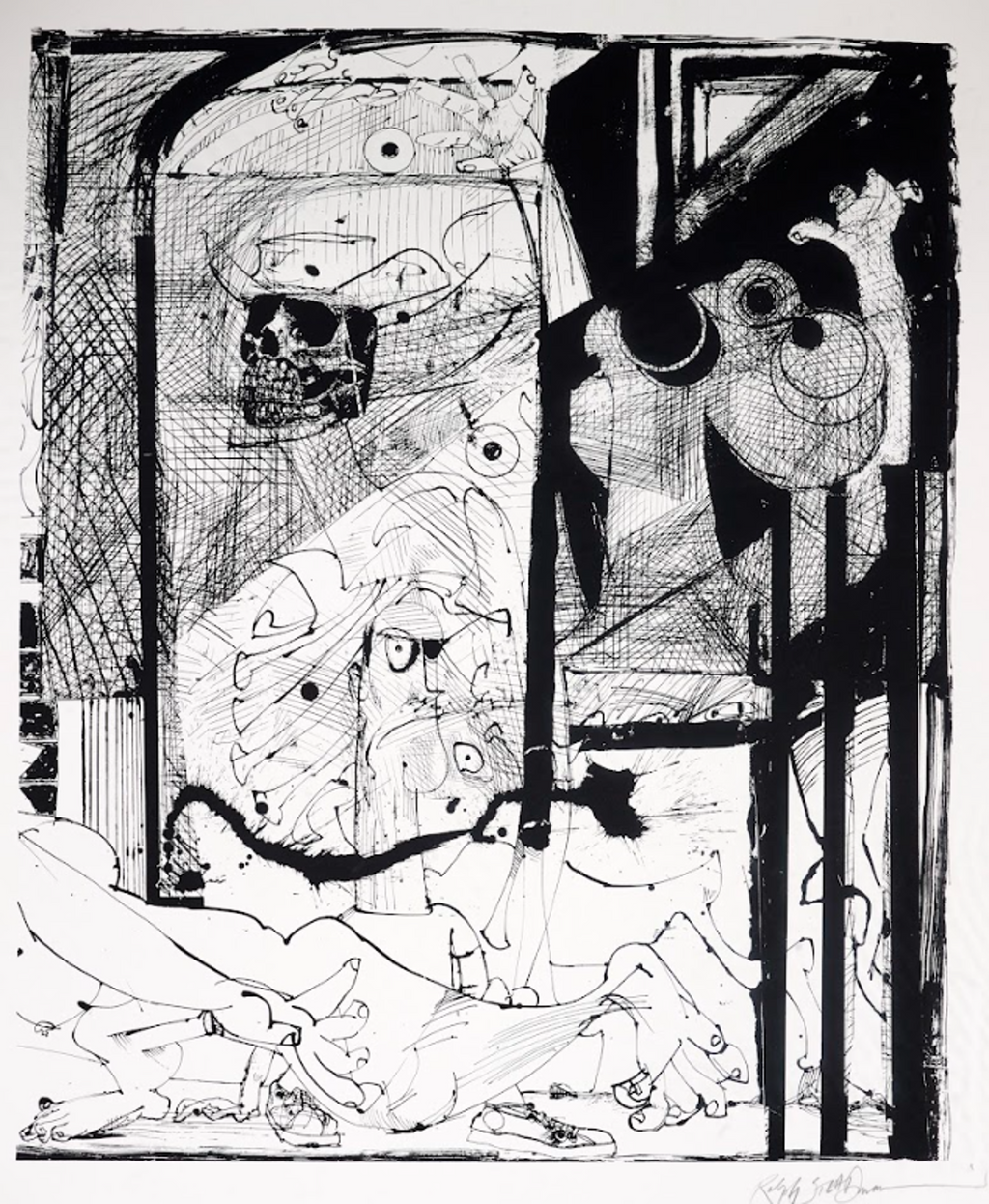 Gonzo Guernica - Triptych, 2017