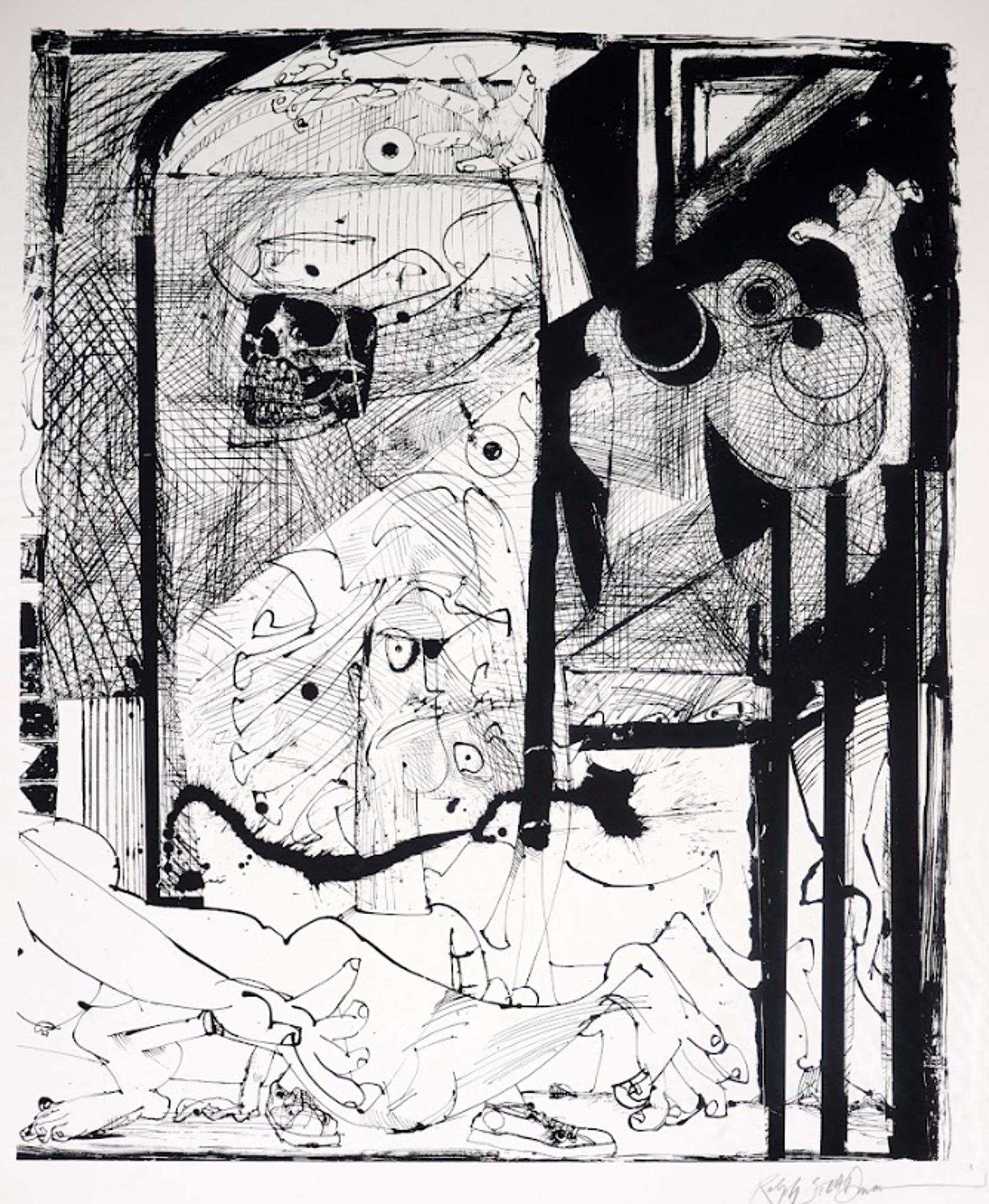 Gonzo Guernica - Triptych, 2017