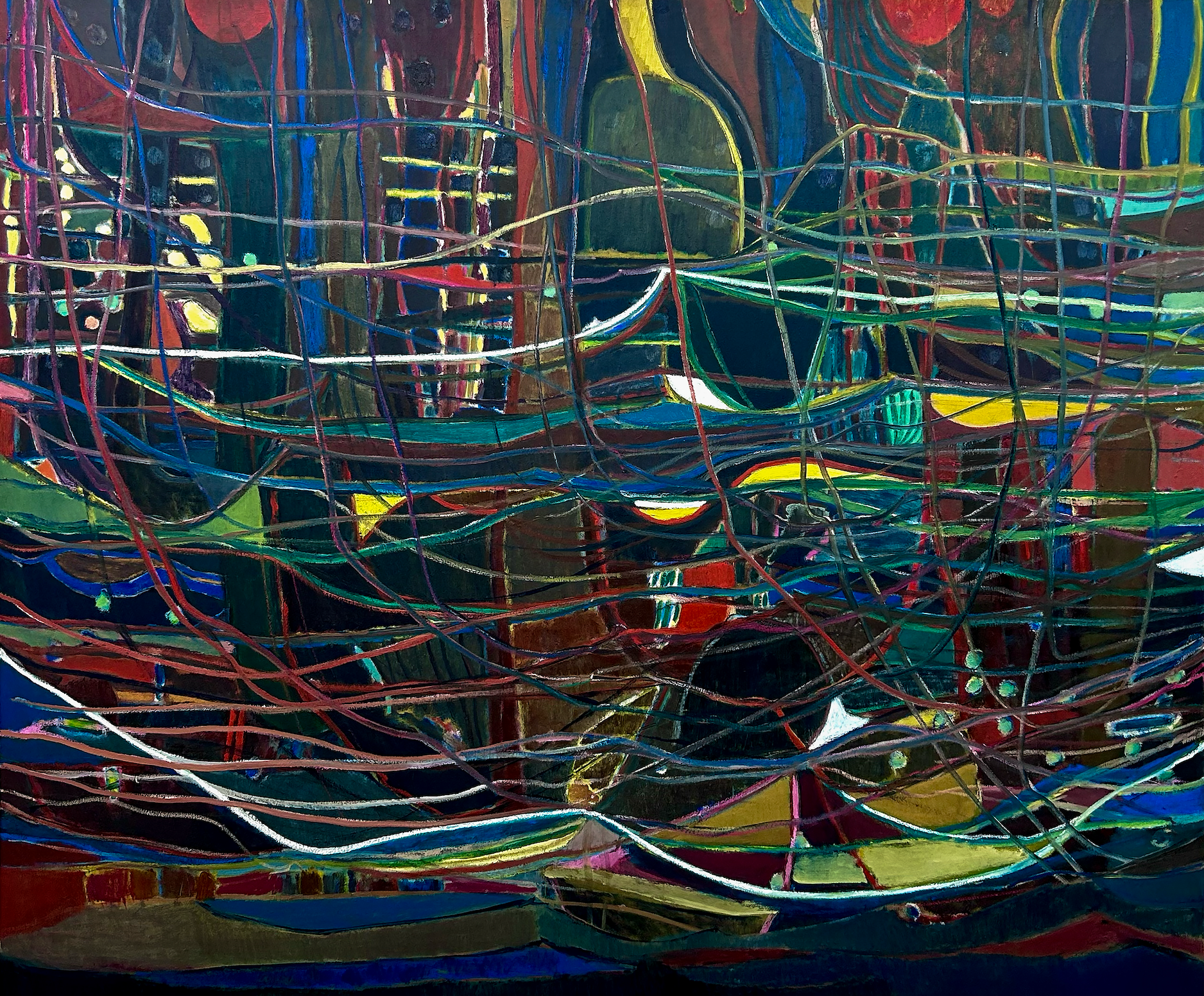 Summer Painting (Midnight on the Stour)