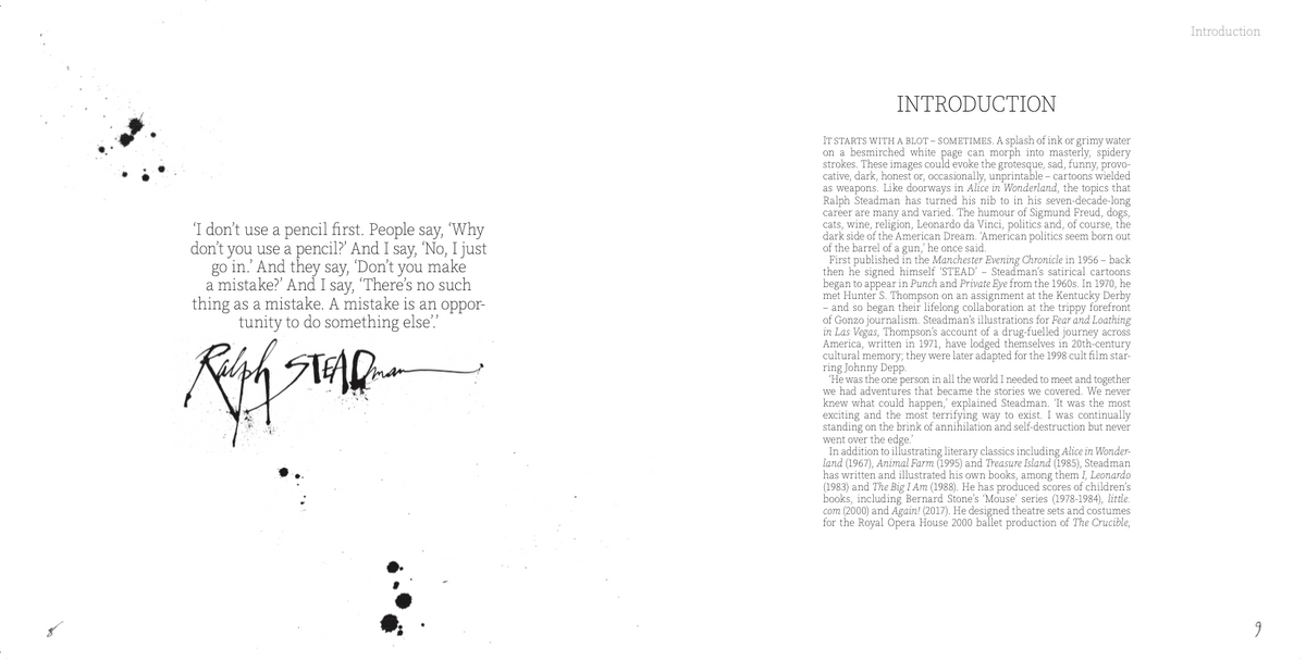 Out of Line: Ralph Steadman - A biography in 27 artworks