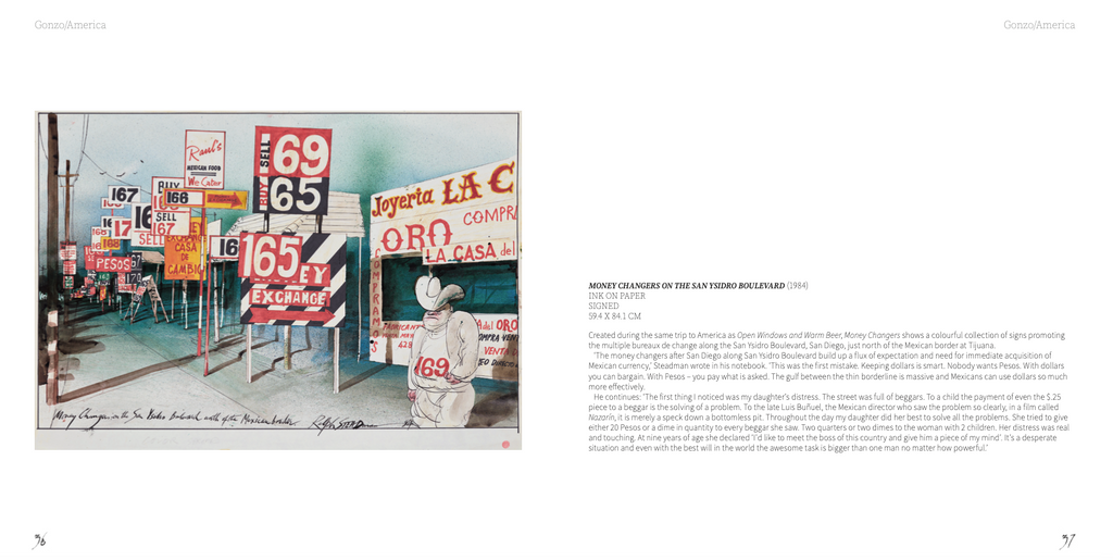 Out of Line: Ralph Steadman - A biography in 27 artworks