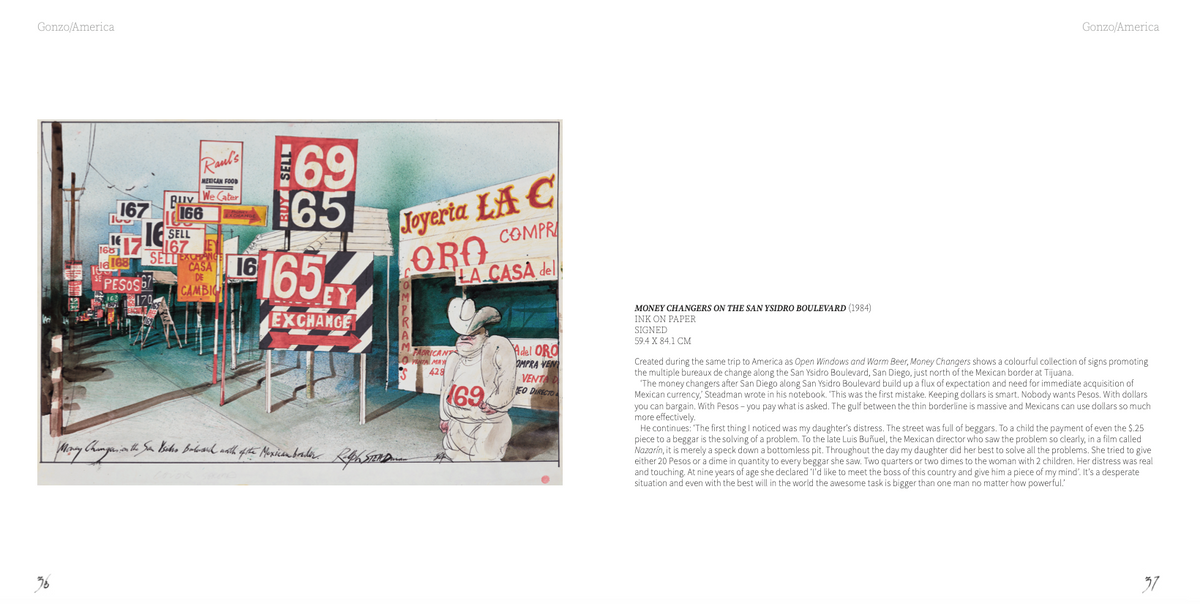 Out of Line: Ralph Steadman - A biography in 27 artworks