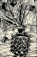 Tulips in a Glass Vase, 2026